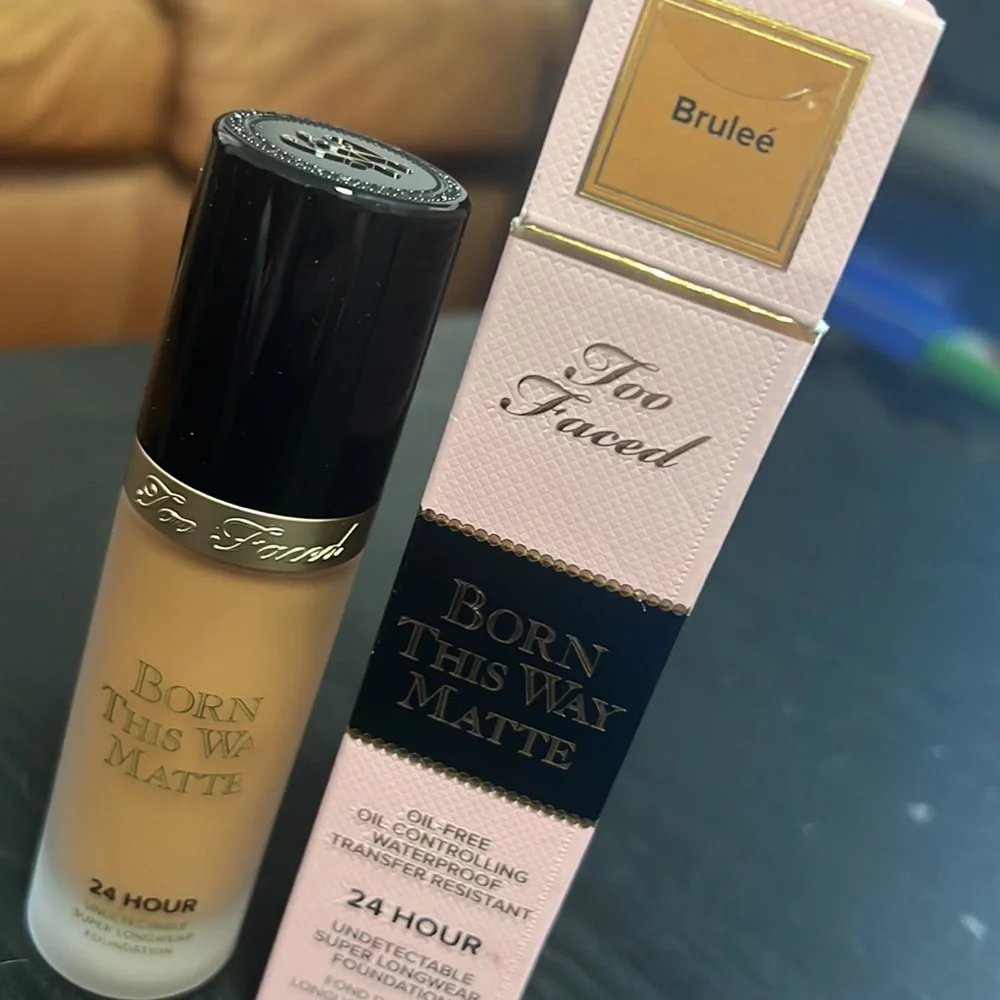 🌙♣️Too Faced Brûlée Born This Way Matte Foundation